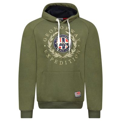 Geographical Norway Giger Kaki Db Men 100 Khaki Sweatshirt (Wz3049H/Gn-Kaki)