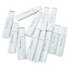 Wide Tip Markers Refillable Ink Even Inking Alcoholic Paint Marker for Paper Plastic Wood Glass 12pcs