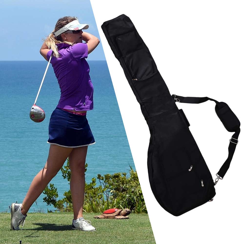 Foldable Golf Sunday Bag High-capacity Golf Training Case Multifunctional Golf Club Bag  Gift