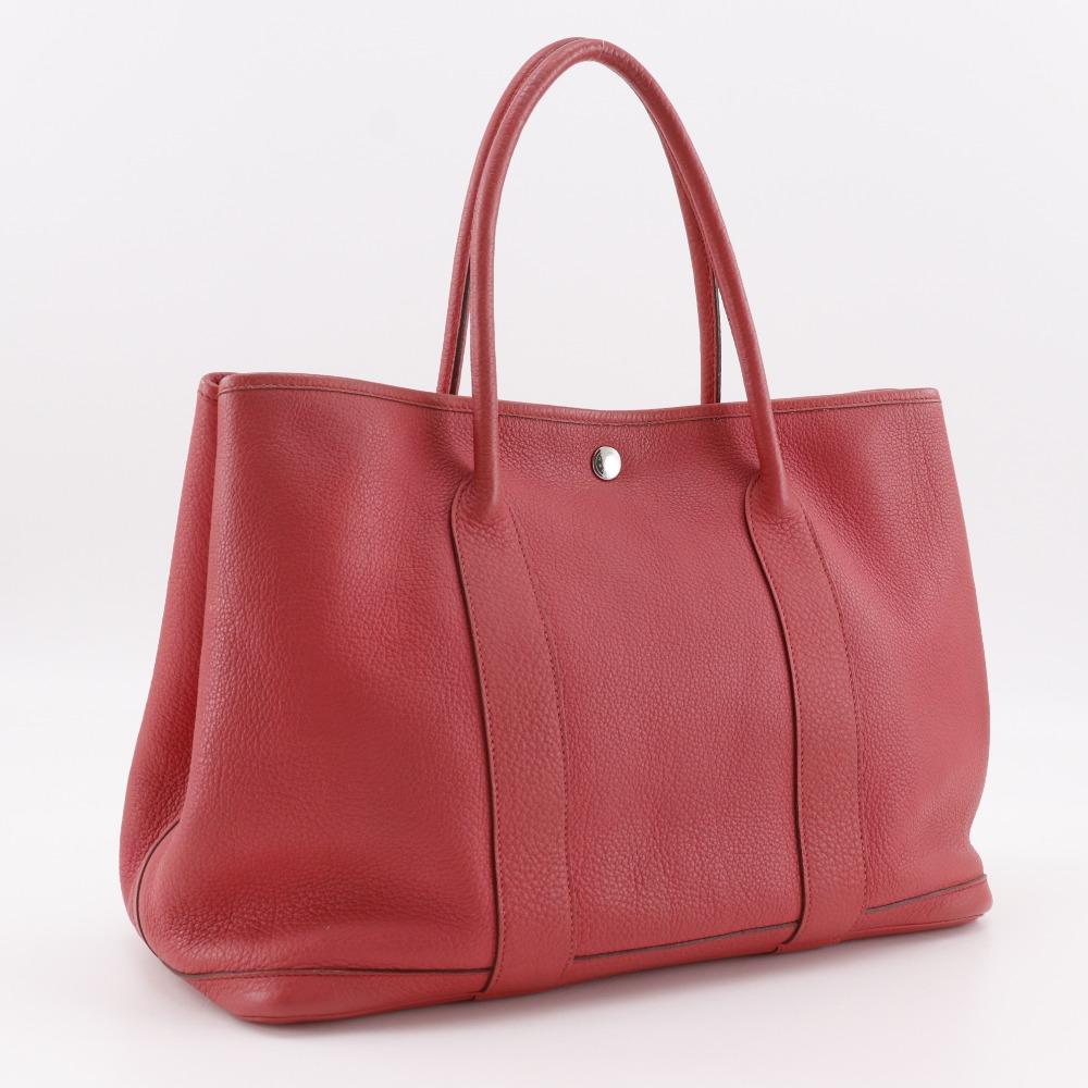 HERMES Garden party PM Tote Bag pink Negonda Women Used