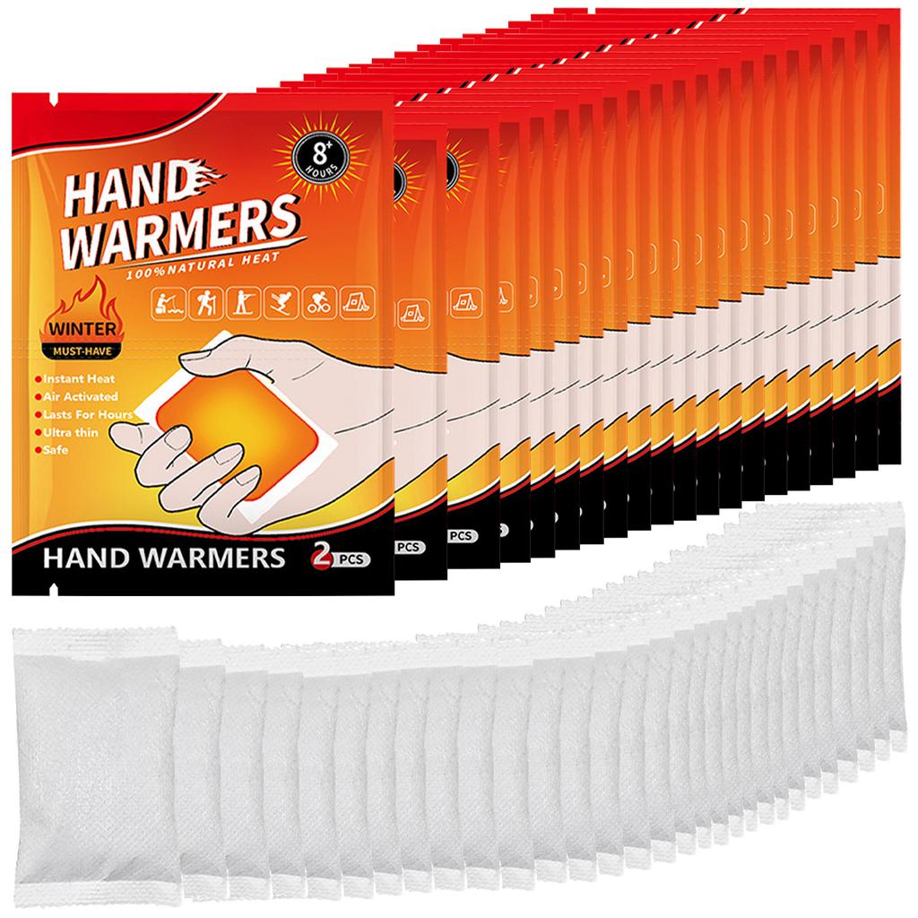 Disposable Warmer Patch Up To 6-8H Heat Air Activated Hand Warmers Self-heating Warmer Patch for Ski Camping Outdoor Activities