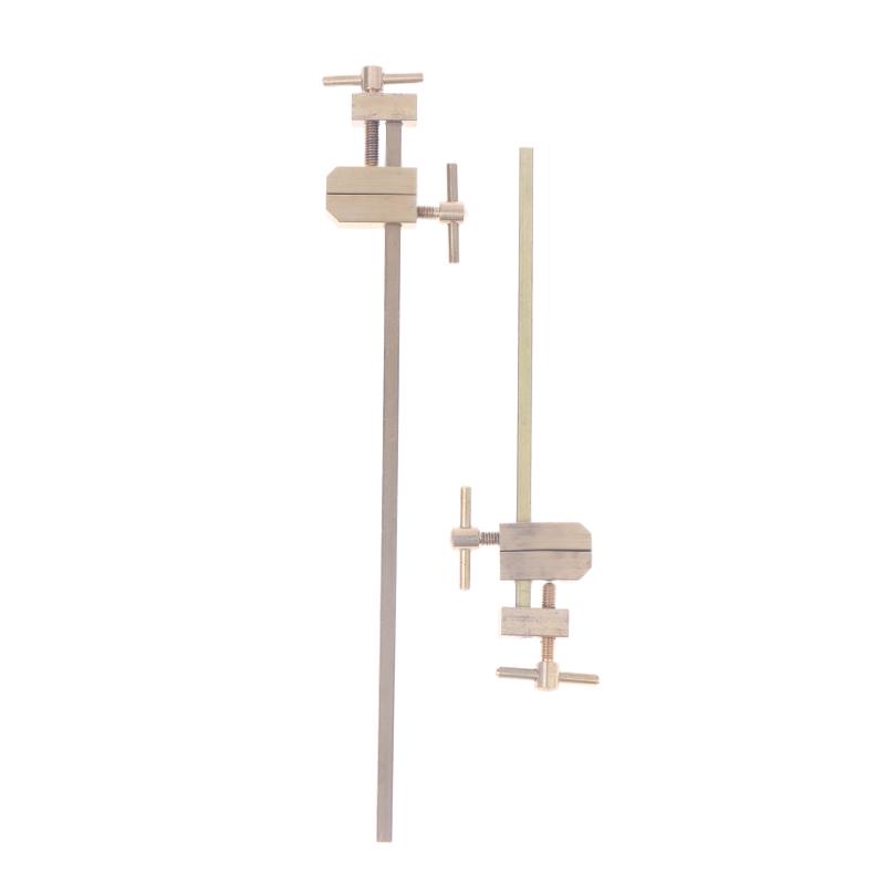 Woodworking Brass Japanese Wood Clamp F Clamp Adjustable Jaw DIY With Knurled Tightening Screws Carpentry Miniature Quick Clip