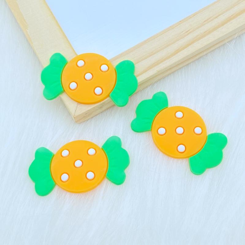 

30pcs New Pattern Cute Cartoon Candy PVC Flexible Glue Flat Back DIY Scrapbook Embellishment Phone Craft Decoration Q21