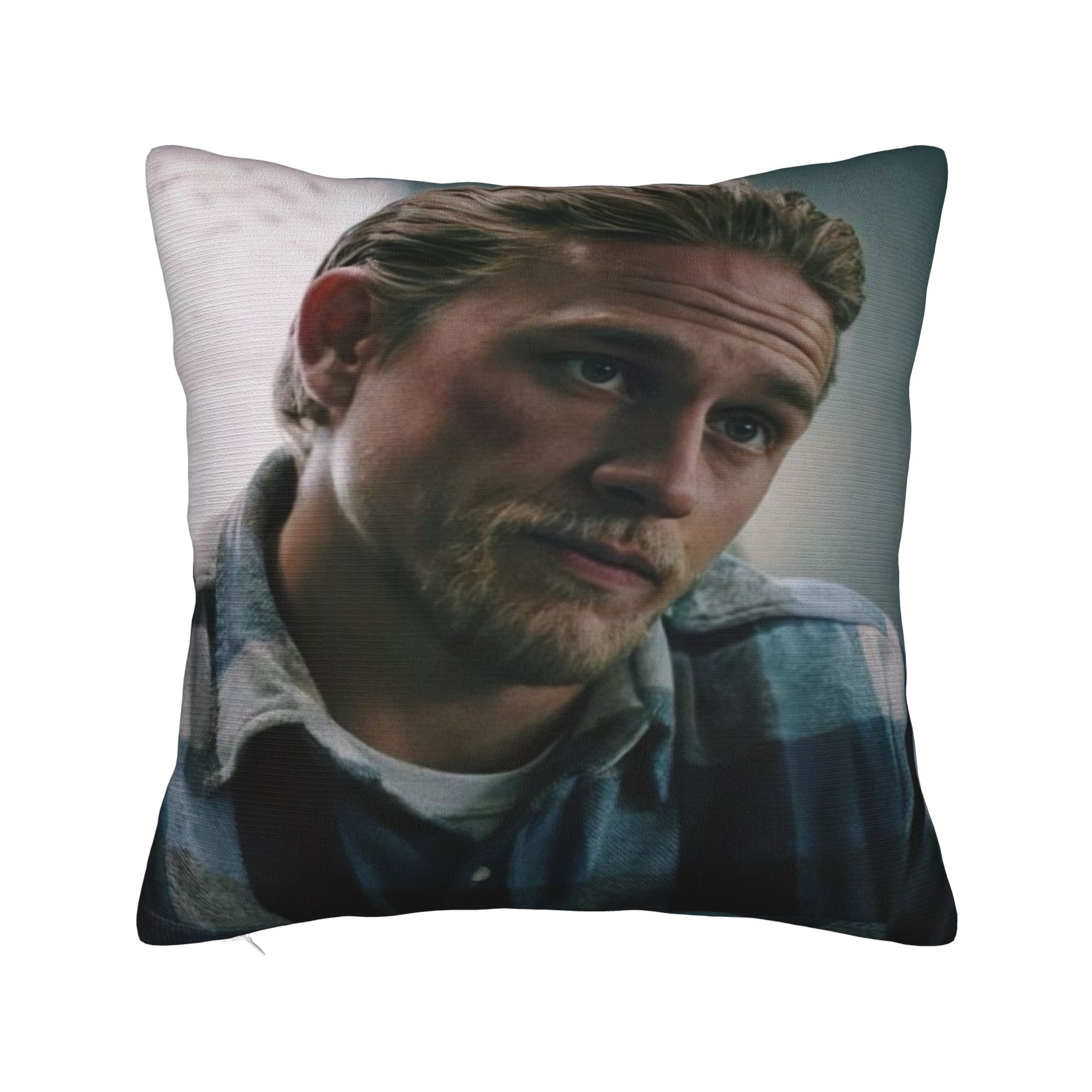 

Charlie Hunnam Pillowcases Merch Printed Cushion Cover Throw Pillow Cover Seat Decor Square Multiple Sizes 12x12in 30X30cm