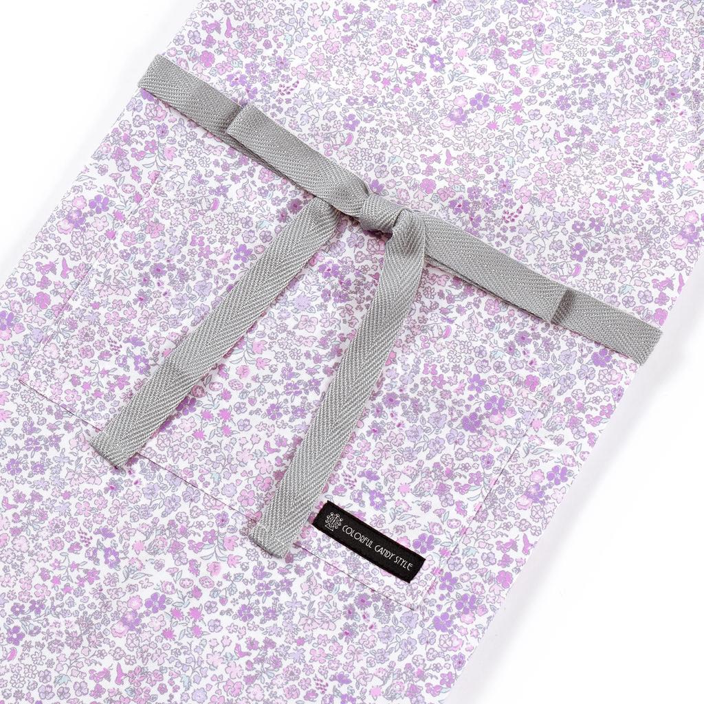 COLORFUL CANDY STYLE Schürze Floral Mist Set Mädchen Niedlich Kinder Kinder Schürze Dreieckstuch Set Elastische Kinder Schürze Kleinkind Grundschule Niedlich Stilvoll