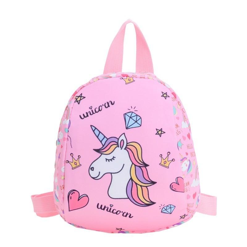 Adorable Pink Unicorn Print Children's Backpack Lightweight And Stylish For School Use