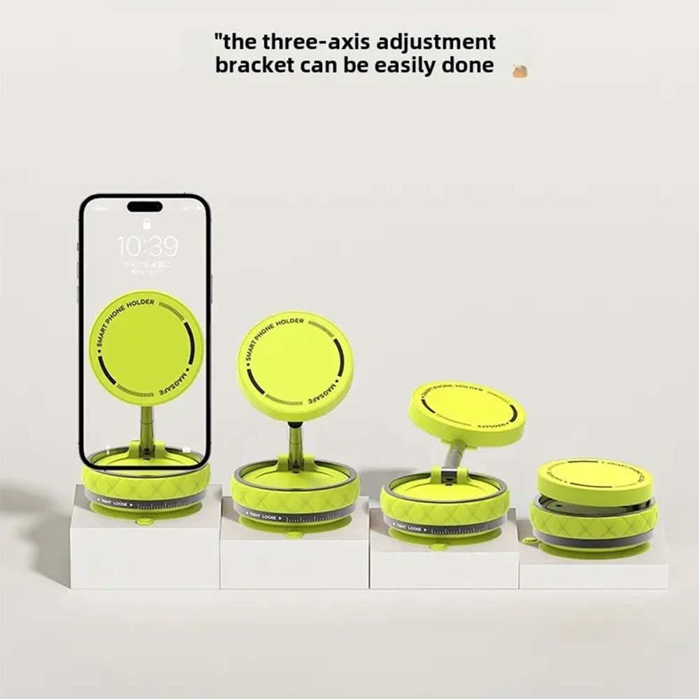 Hands-Free Foldable  Magnetic Car Holder Folding Rotatable Phone Bracket  Auto Truck Accessories