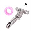 1 Set Schwein Automatische Tränke Edelstahl Wasserspender 1/2 Gewinde für Kleinbetriebe