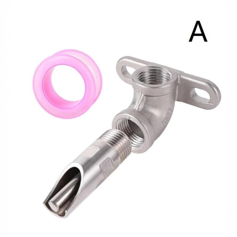 1 Set Schwein Automatische Tränke Edelstahl Wasserspender 1/2 Gewinde für Kleinbetriebe