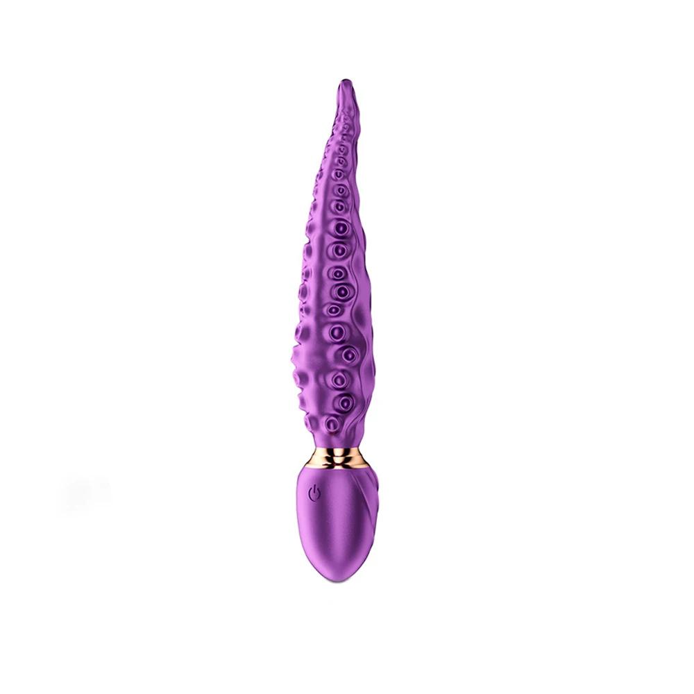 Octopus Tentacle Clitoral Vibrator Vibrating Realistic Monster G Spot Dildos with 9 Vibration Rotation Modes SexToys Penetration