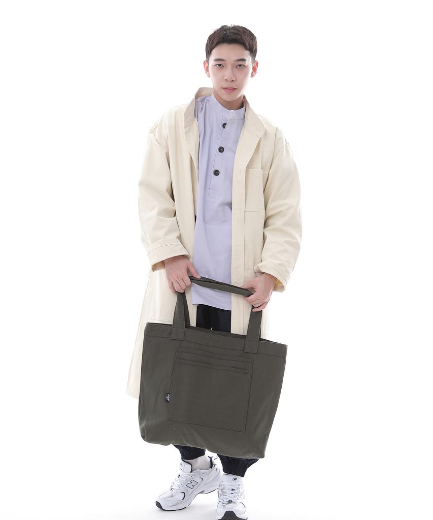 Saintcrew Freestyle Life Simple Oversized Eco Bag Flb-102 Khaki