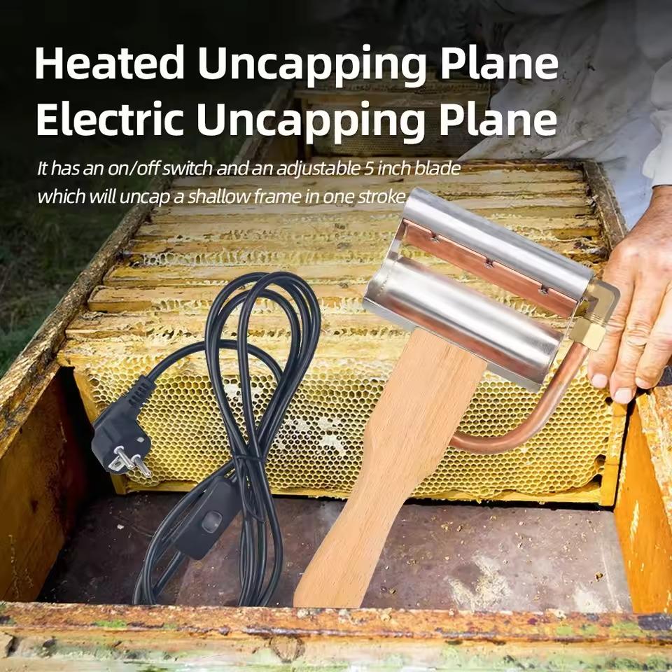 1 buc cuțit electric de decapsulat, cuțit pentru miere, instrumente pentru apicultura de tăiat miere, cuțit pentru acoperire cu ceară de albine