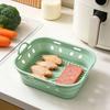 Foldable Round/Square Air Fryer Liner Basket 8.5 Inch Air Fryer Silicone Pot Reusable Baking Tray Accessories for 3.6-6.8 QT Oven Microwave