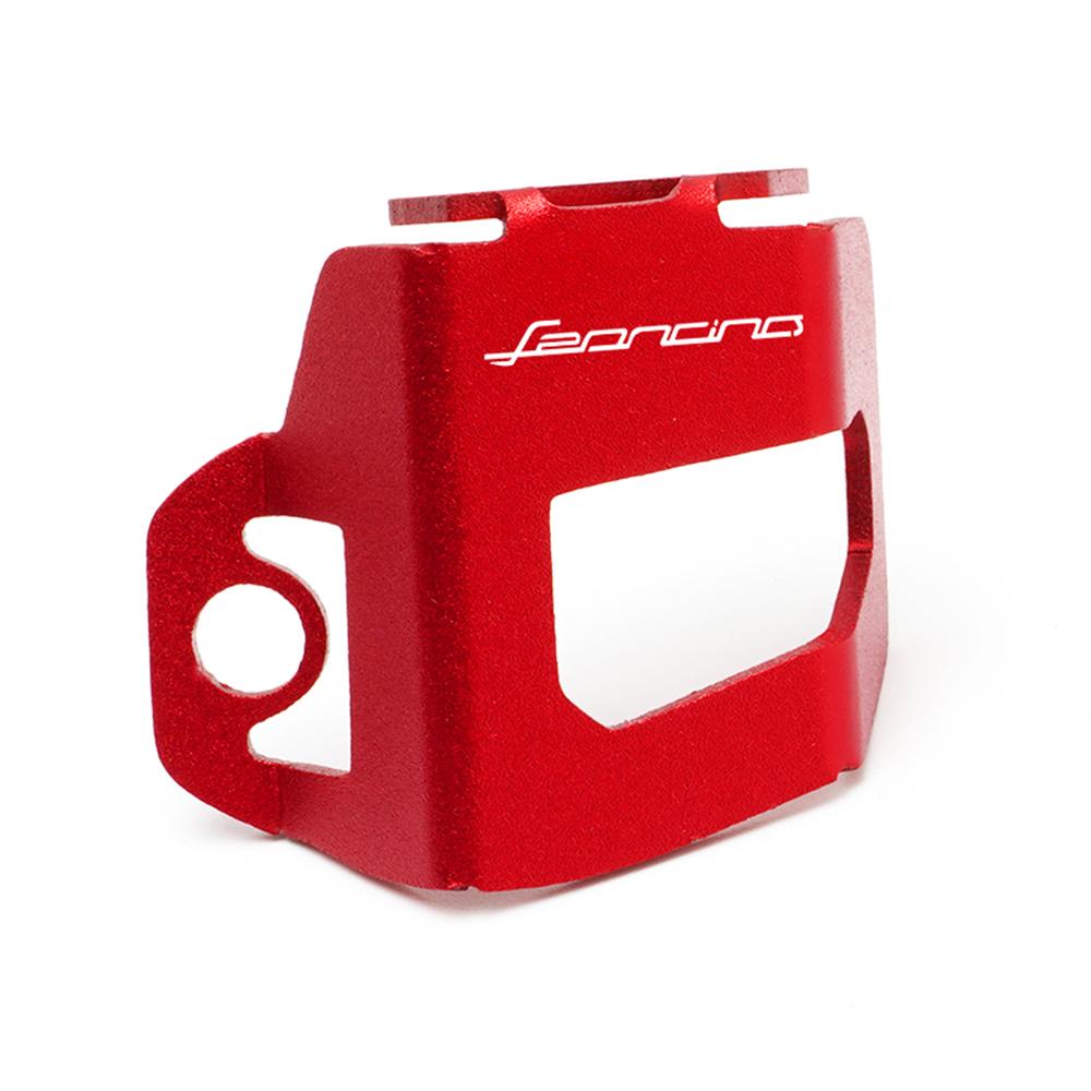 CNC Motorcycle Rear Brake Fluid Tank Reservoir Guard Cover Oil Cap Protector For Benelli TRK 502 502X BJ500 Leoncino