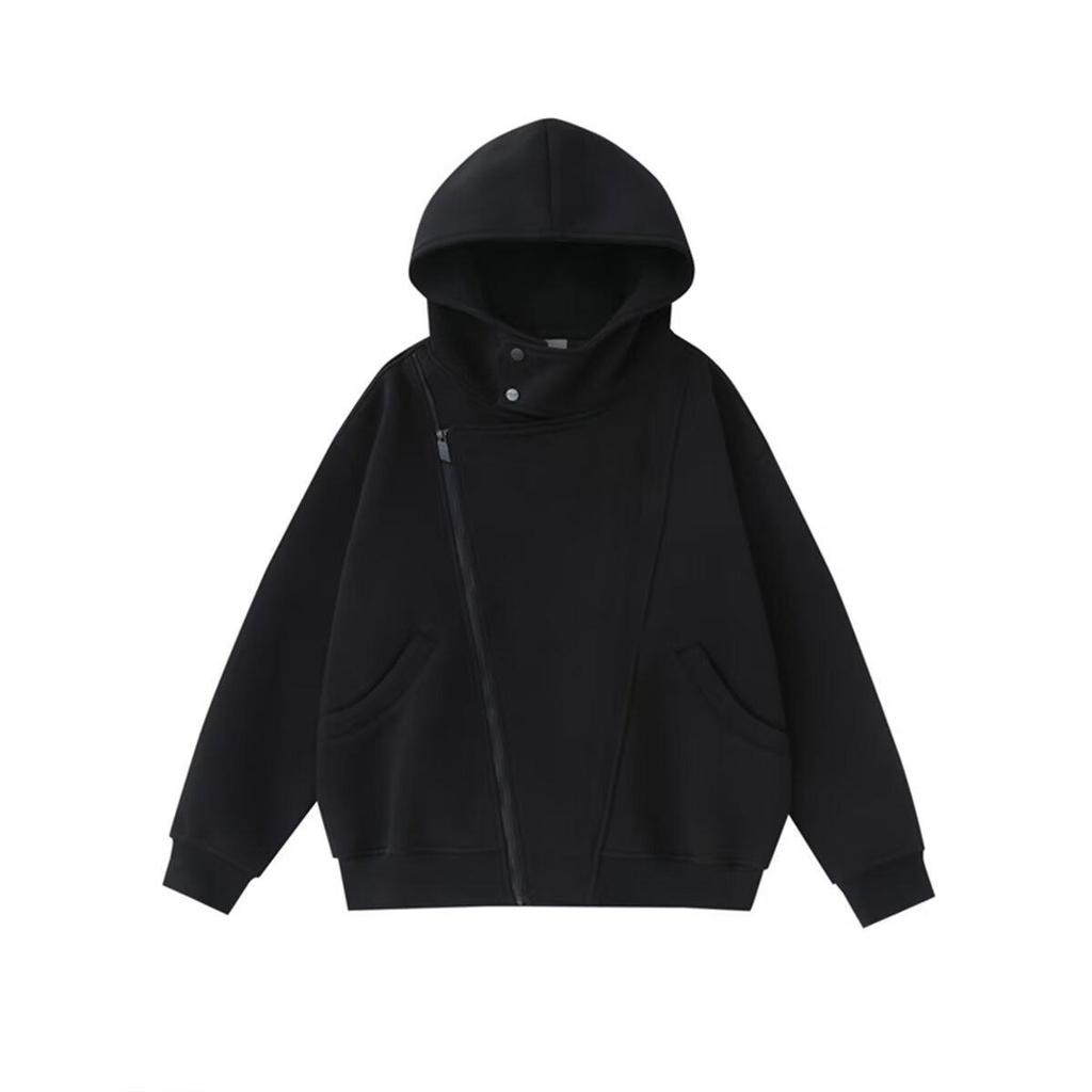 Men's Trendy Hooded Cardigan Sweatshirt - Spring/Autumn Casual Loose Fit Zipper Jacket Coat