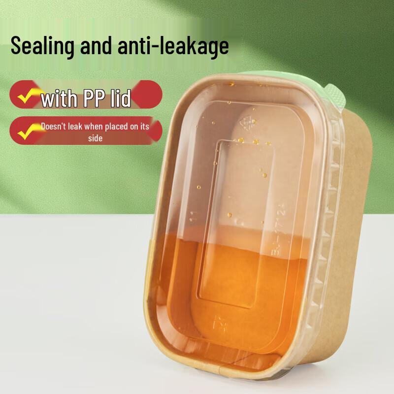 Disposable Kraft Paper Lunch Box