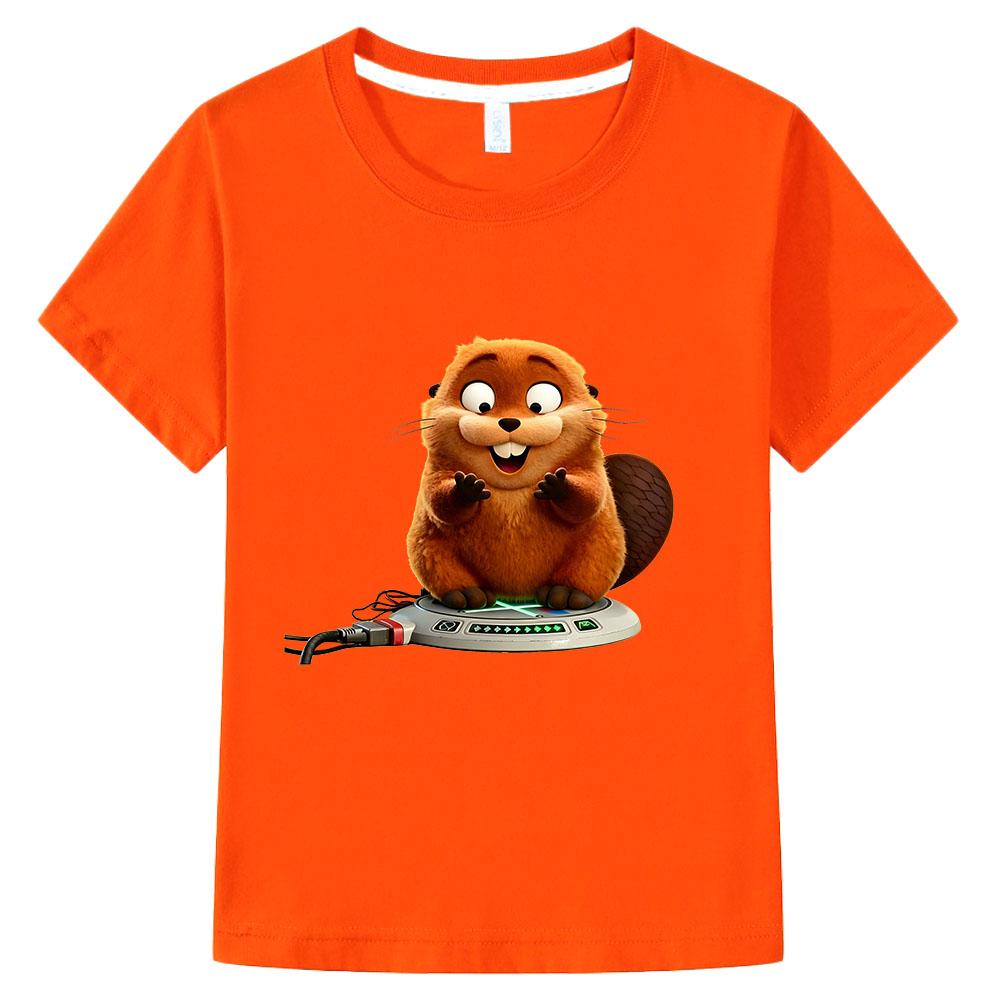 2026 NOWE Hoppers 100% Bawełna Kreskówkowy T-shirt Dziecięcy Nadruk Anime Koszulki Dziecięce Chłopcy Dziewczynki Góry Okrągły Dekolt Krótki Rękaw Letni Maluch