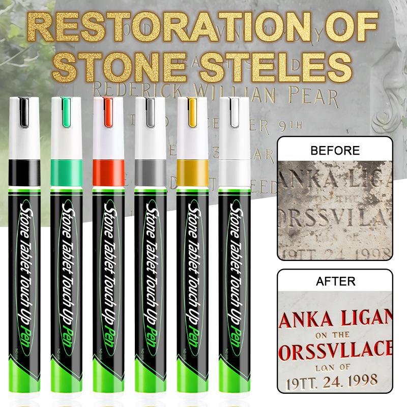 1PC Anti-Fade Grave Marker Restorer with Restoration Solution for Faded Text on Granite Tombstones And Monuments