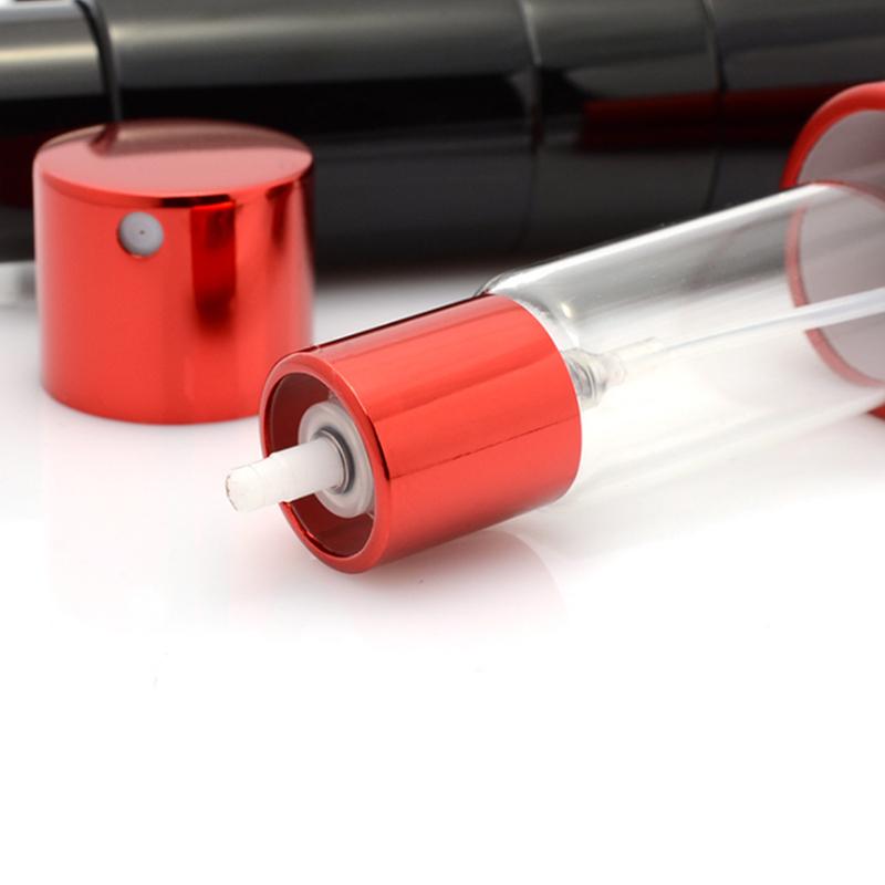 1 Pcs 15Ml Transparent Metal Perfume Reusable Empty Mini Spray Bottle Makeup