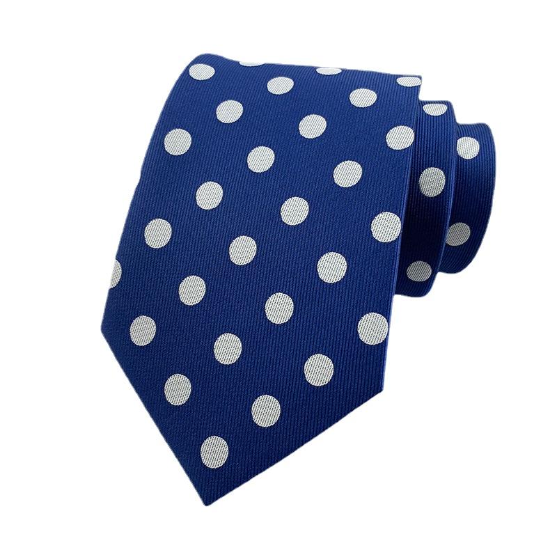 3.15" Fashion Wave Dot PaisleyTies Cravată pentru bărbați Circle Dot pentru nuntă