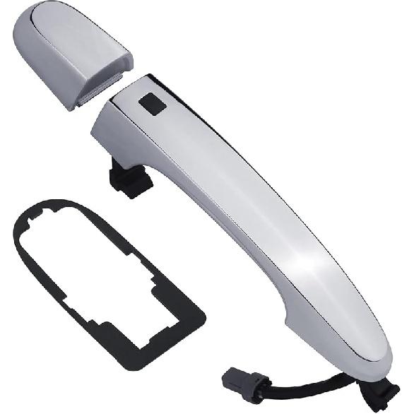 APPERFiT Exterior Door Handle Chrome W/Gasket Pad Compatible With Kia Sorento 2011 2012 2013 2014 2015 Rear Door Left Driver Side Panel Replaces