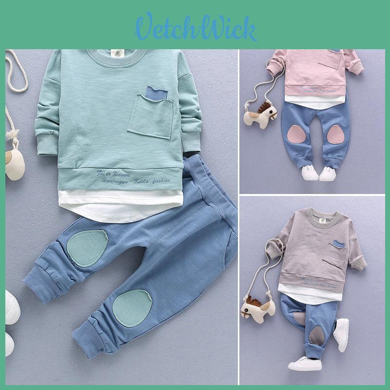 Premium Quality 2pc Baby Boy Girl Clothing Set Featuring Timeless Design And Comfort