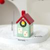 Casa de Férias de Cerâmica Display Alimentado por Bateria Peça de Destaque Festiva Para Decoração de Inverno Ornamento de Exibição de Inverno