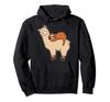 Sloth Riding Llama Adorable Fluffy Lama & Sleepy Sloth Pals Hoodie