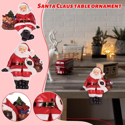 Weihnachtsmann/ Tischschmuck Heim Weihnachtsgeschenk Szene Weihnachtsdekorationen Kunsthandwerk aus Harz