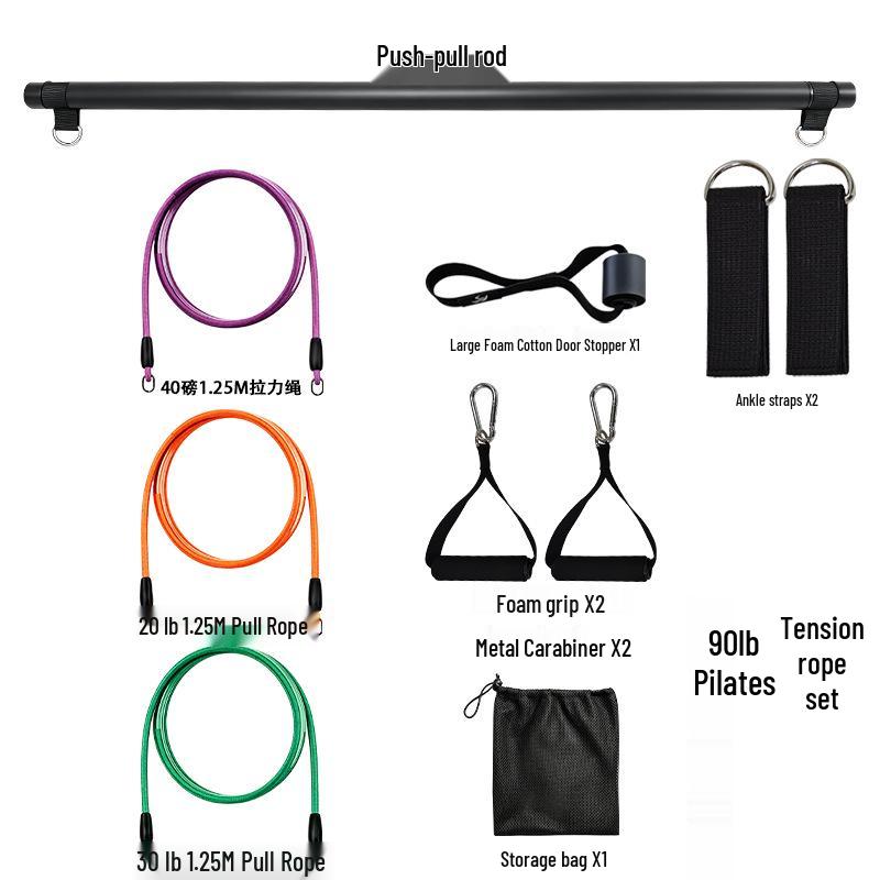 Adjustable No-Drill Resistance Door Trainer for Home Back and Posture Improvement