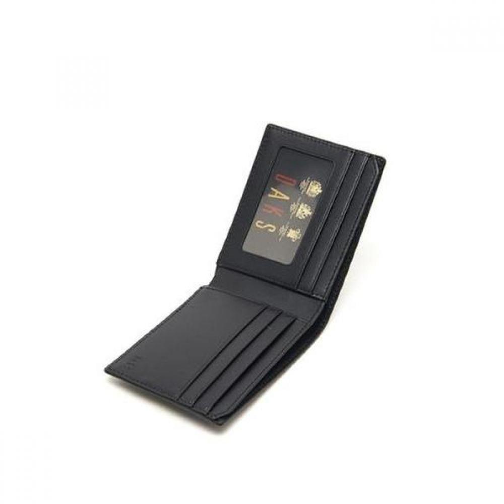 Daks Black Leather Dd Logo Classic Wallet Dbwa4e325bk
