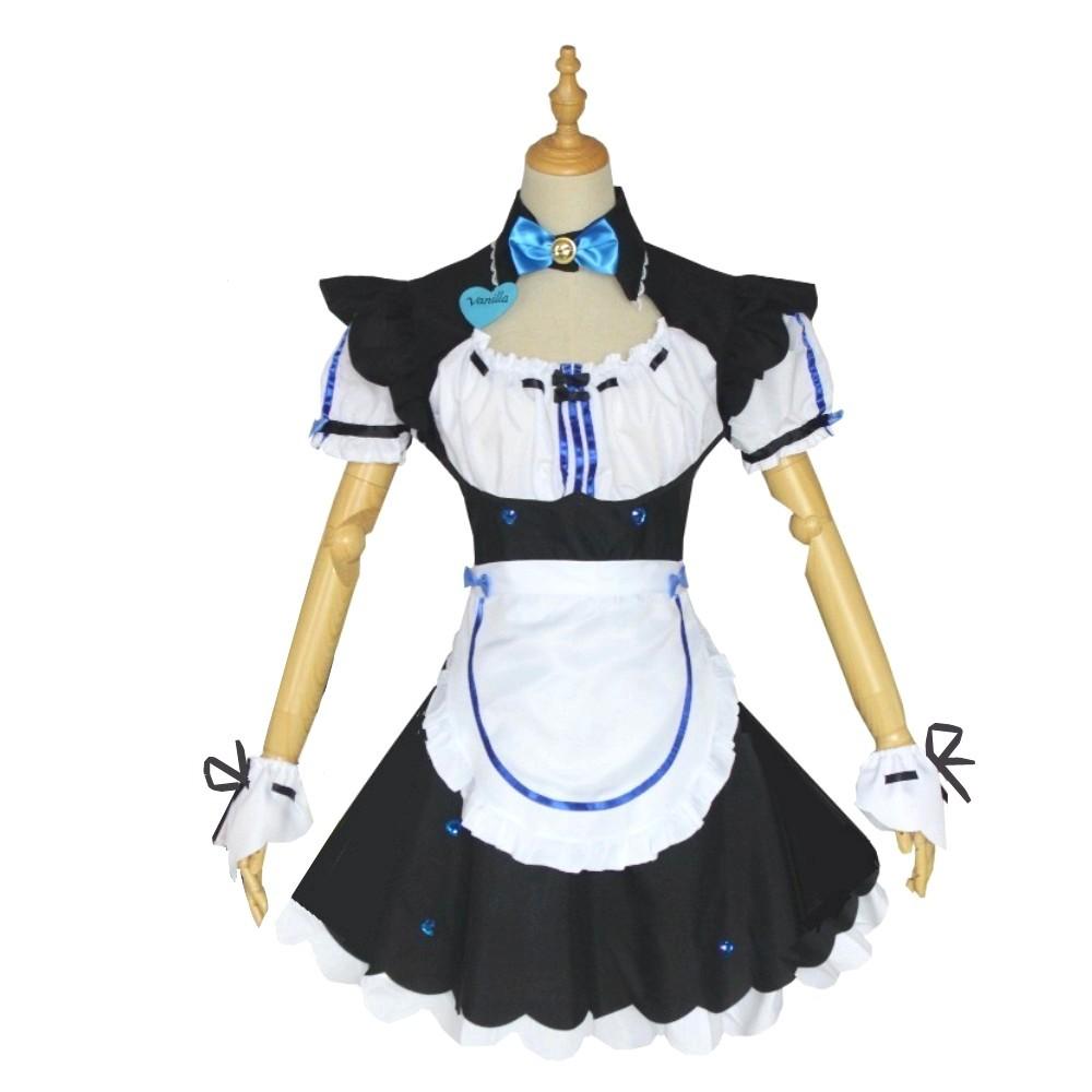 Chocolate and Vanilla Catgirl Paradise cos Clothing Chocolate and vanilla cosplay Costume maid outfit