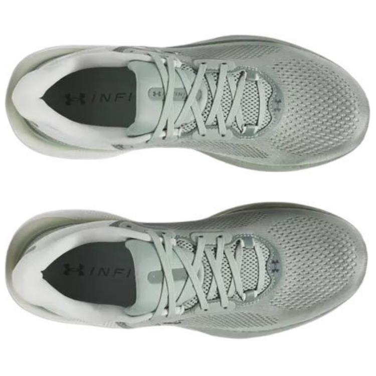Under Armour Men's Infinite Pro 2 Running Shoes Silica Green Hydro Green Black 3028168-348