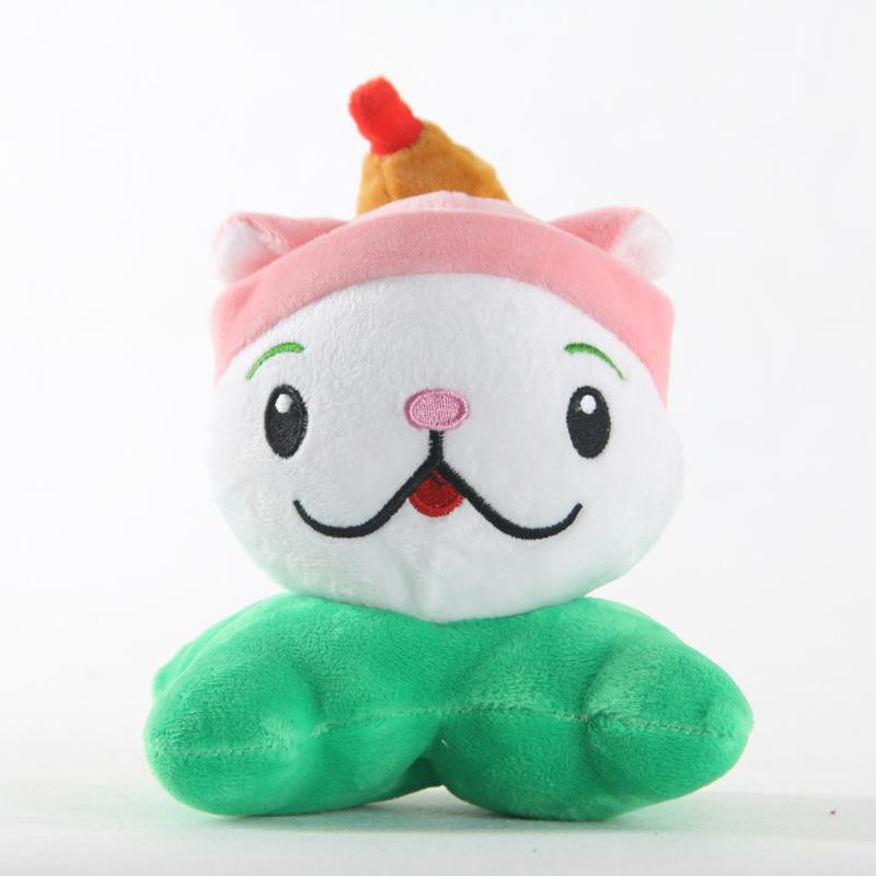 Non-Toxic New Plants Vs Zombies Plush Stuffed Toys Starfruit Split Pea Threepeater Laser Bean Imp Zombie Cartoon Game Cute Doll Kids Gifts
