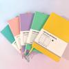 Macaron Color A5 Hardcover Business Notebook with Strap - Creative Dot Matrix Design