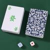 144 Cards Mahjong Set With 2 Dice Traditional Chinese Game Portable Travel Playing Cards For Family Party Home Gathering
