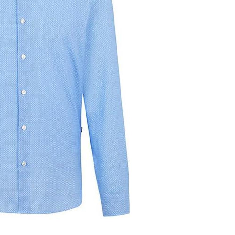 HUGO BOSS Shirts Men's Light Blue Pointed Collar Moderate Other 50483724-421