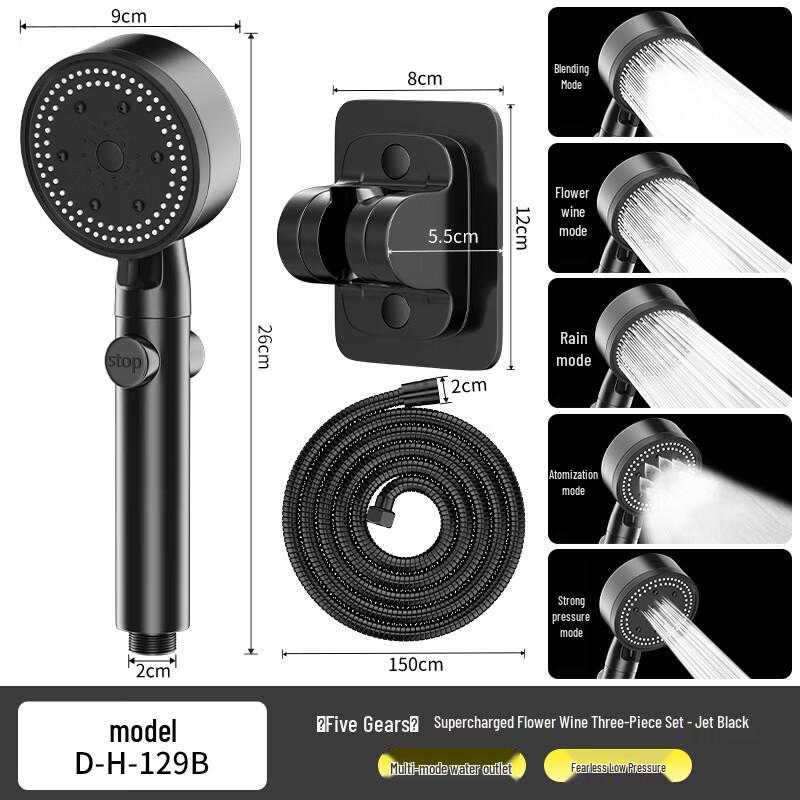 Muvi High-Pressure Multi-Mode Shower Head Set