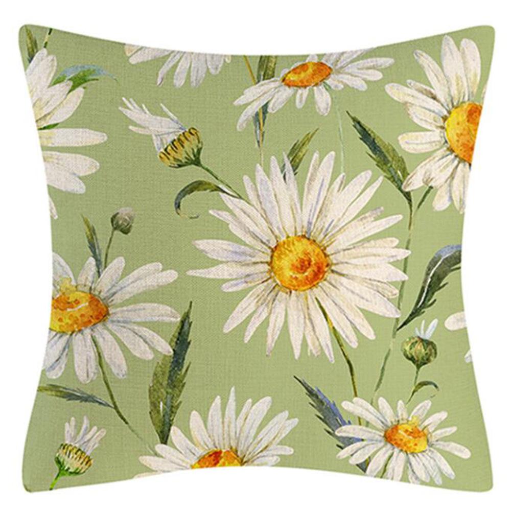 Daisy Sunflower Pillow Case Spring and Summer Home Decoration Pillow Case Pillow Case Cushion Case