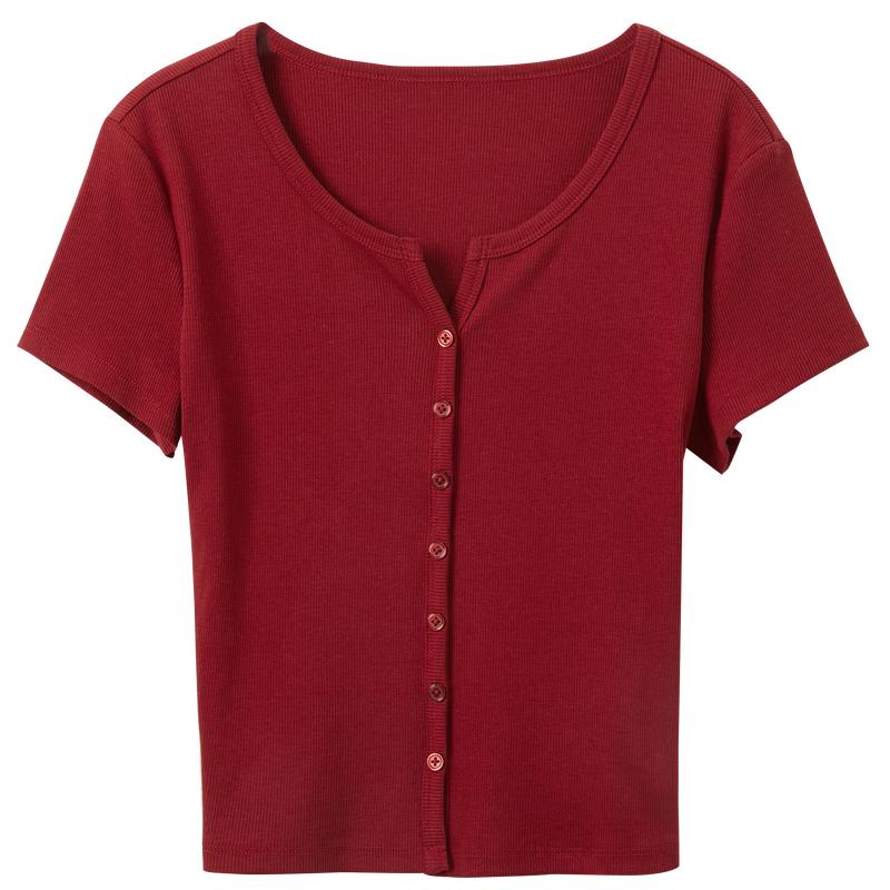 SanCai Slim Fit Short Sleeve T-Shirt