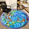 1pc Oceanic Fantasy Chair Carpet for Office,  Soft and Durable Office Rug for Interior Decoration, Perfect for Office yy251227099