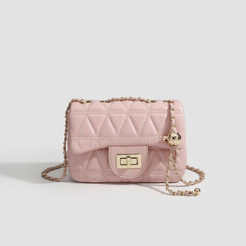 Fashionable and Stylish Small Square Bag for Women, 2024 Spring/summer New Versatile Quilted Crossbody Bag, Korean Version Women's Bag