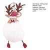Christmas Deer Keychain Cute Reindeer Pom Pom Keyring Faux Fur Fluffy Plush Ball Charm for Handbag Backpack Purse Accessory