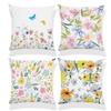 Home Decor Colorful Floral Patterns Pillow Covers for Home Pattern Cushion Cover Suitable for Sofa Bedroom Car Pillow Cover