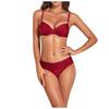 Women's Split Sexy Colour High Waist Bikini With Bra Pad And No Steel Bra Swimming Costume