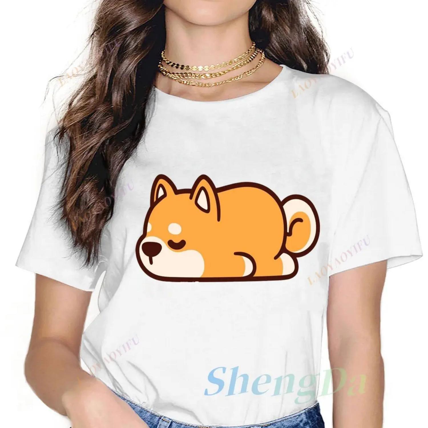 

Shiba Inu The Dragon House Cute Sexy Shop Products Blouse Women s Summer T-shirt Short Sleeve 2024 Novelty Woman Bag Y2k XXXXXL білий