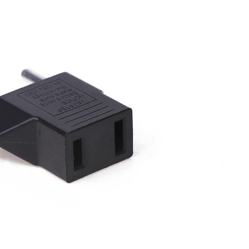 2Pcs European Us Au Eu Us To Eu/Eu To Us Plug Adapter Euro Travel Power Adapter Plug Outlet Converter Socket