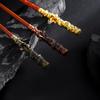 Black Myth Wukong Game Alloy Furnishings Hoop Stick Metal Crafts Monkey King Staff Sun Wukong Weapons For Desk Decorations