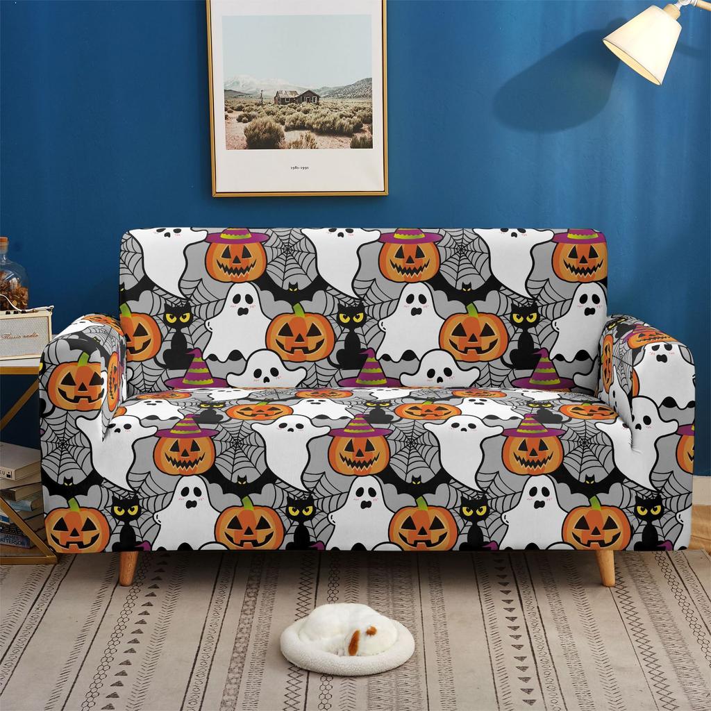 Halloween Funny A Piao Sofa Cover Elastic All-Inclusive Multi-Person Combination Sofa Cover