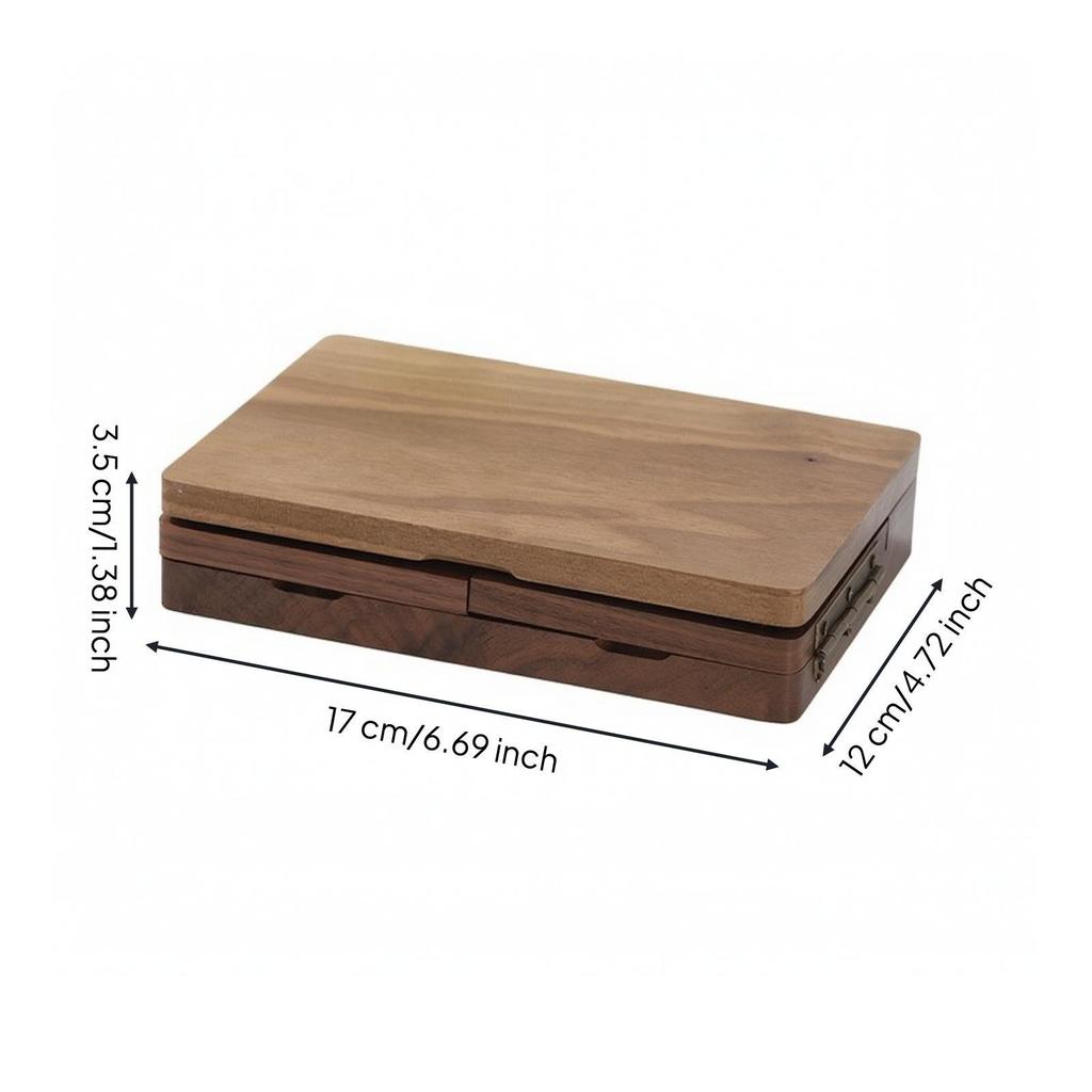 Wooden Palette Box Travel-Friendly Detachable Sturdy for Painters